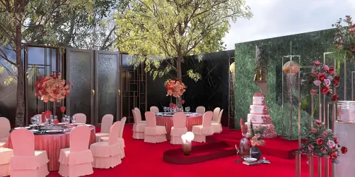 wedding hall dinner