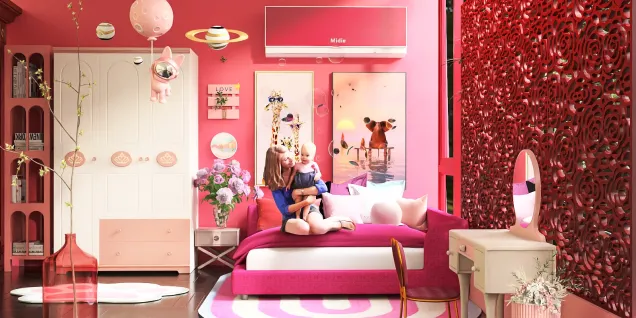 Pink room (Rainbow home)