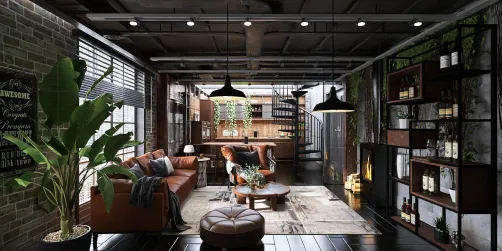 Industrial + Rústico 