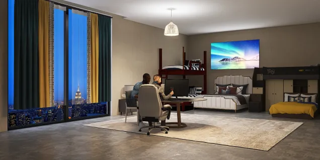 Amazing bedroom/gaming room
