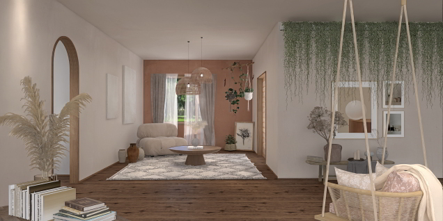 Clean Boho Livingroom