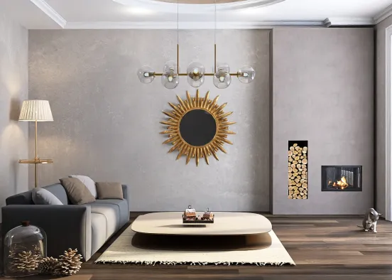Living room 🛋️ Design Rendering