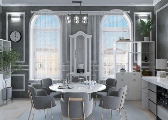 In love 🥰 with this dinning room 💗 Design Rendering