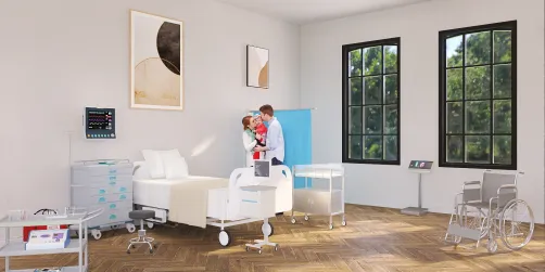 hospital room for new moms 