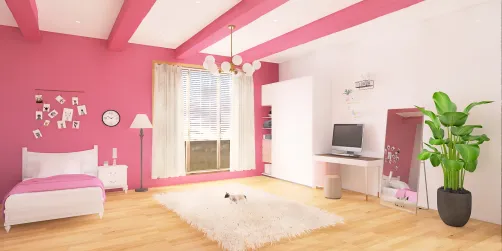 teenage girl room pink 🩷🛍️