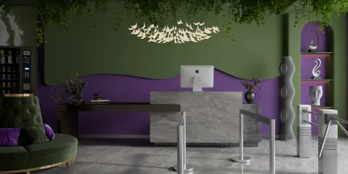 Front Desk 💜💚