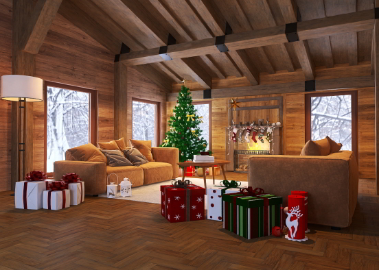 Christmas at the Cabin Design Rendering