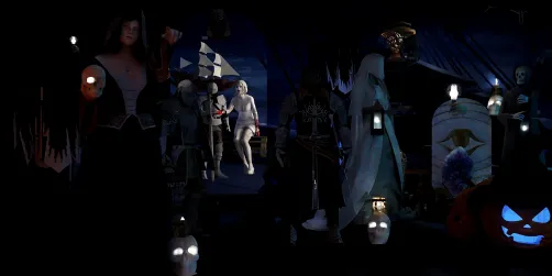 Haunted pirate ship