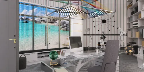 Personal office in the beach house