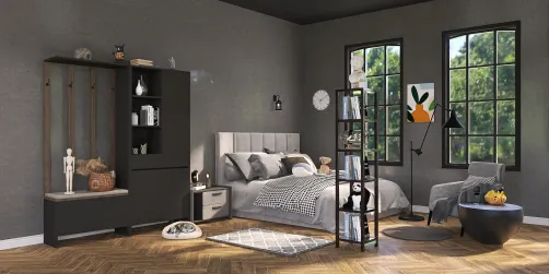Gray bedroom 😴