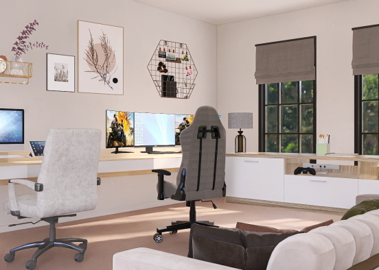Oficina | Office Design Rendering