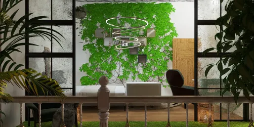 Luxurious bedroom with the outdoor music