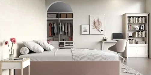 "Easy" pink teen bedroom🌸