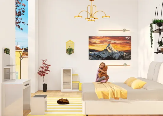 Summer bedroom ✨ Design Rendering