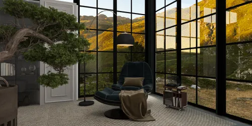 Mid-century Living Room 