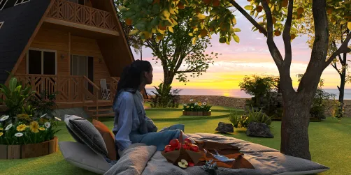 Paradise on earth, Eve's fruit🍎 and Divine sunset