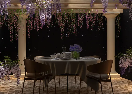 Dinner under the Stars 🌟  Design Rendering
