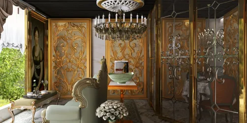 Tea in the Morning Room 