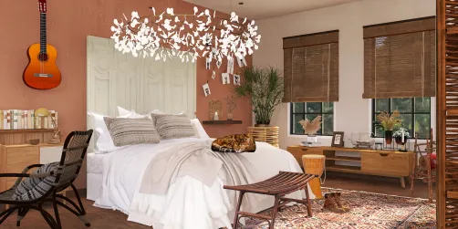 Eclectic + bohemian room