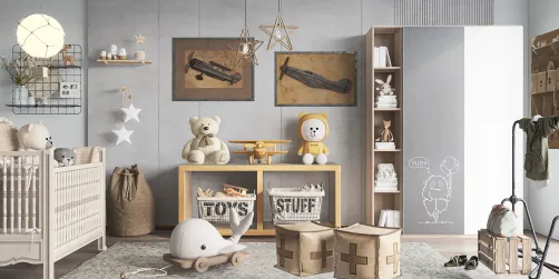 Modern Baby Room🪵