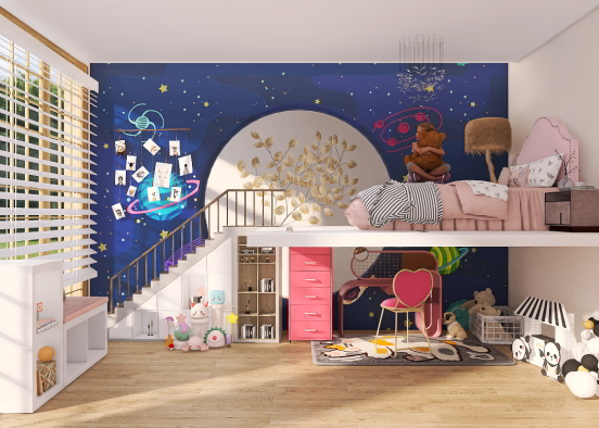 Perfect match for your Kids Bedroom. Design Rendering