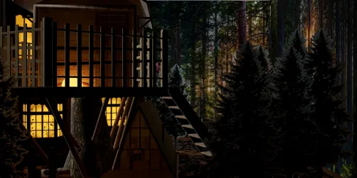 Hidden tree house getaway 