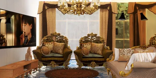 Neoclassical design in a condo 