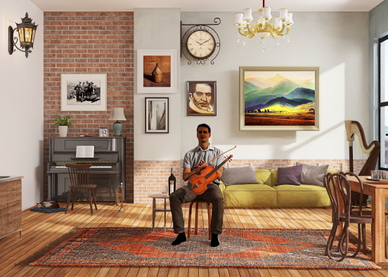 Home from Home Irish Music Design Rendering