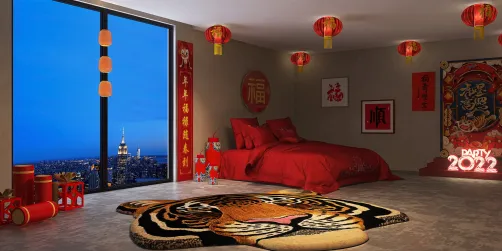 Chinese New Year themed hotel