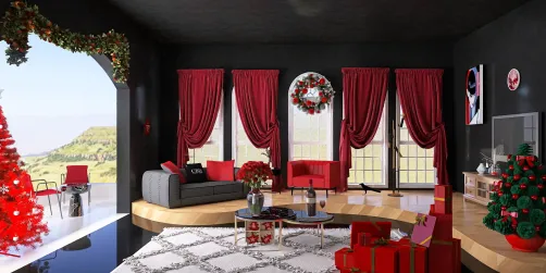 red and black with a Christmas special 