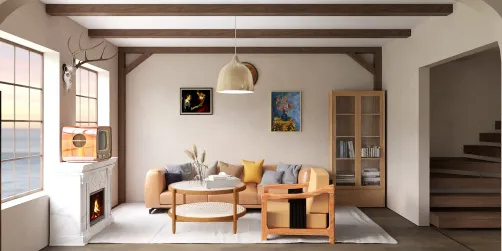 Minimalist style mid century 🗿🍁🌲🌵