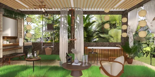 Tropical Bathroom