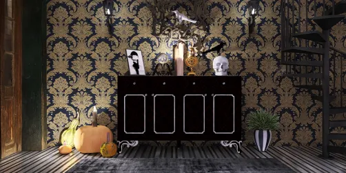 Spooky striped tiles 