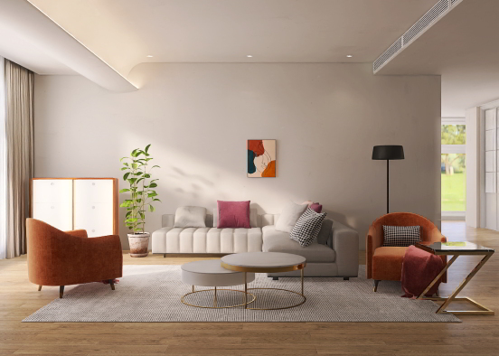 Living room 4 Design Rendering