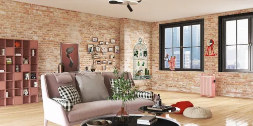 Small loft room.