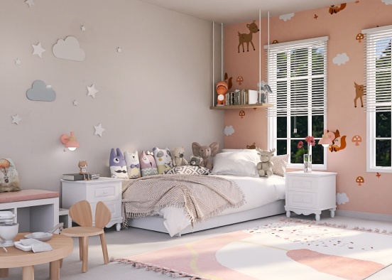 Kids Room ☁️ Design Rendering