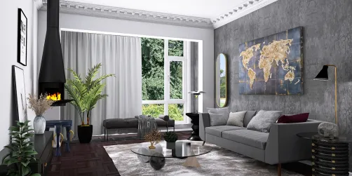 “T-Yummy” - Dark Modern Comfortable Living Room