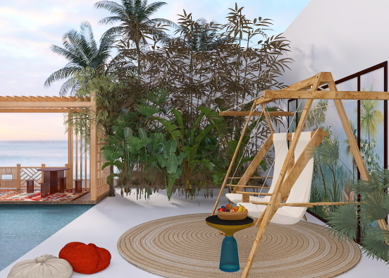 Tropical Hotel  Design Rendering
