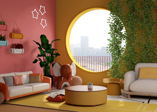 bright and cozy Design Rendering