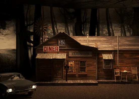 # Harvelle's Roadhouse  Renderização de Design