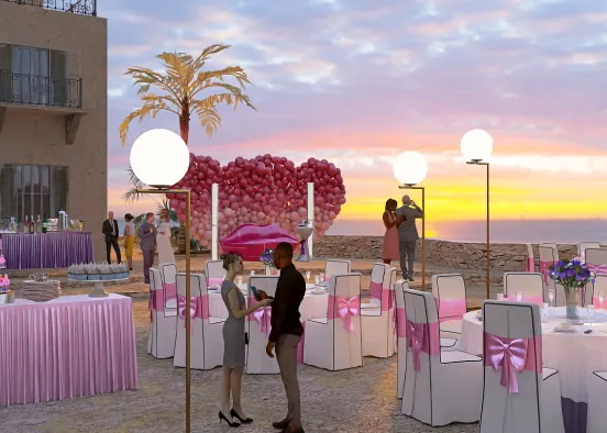 Wedding by the sea Design Rendering