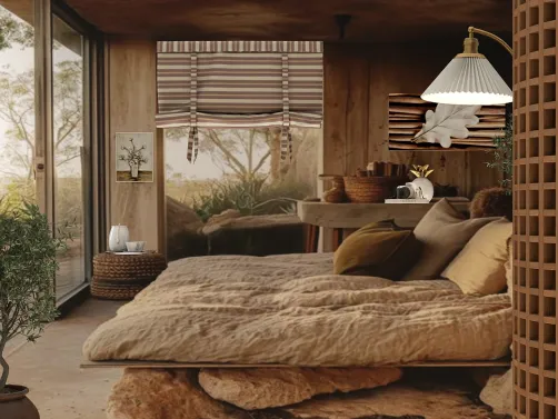 The resort in the rock