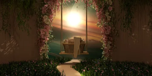 a flowery dreamscape 