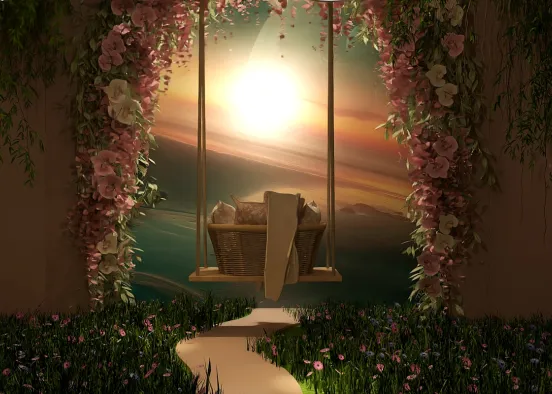 a flowery dreamscape  Design Rendering