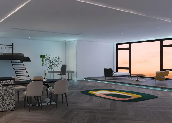 Smart penthouse Design Rendering