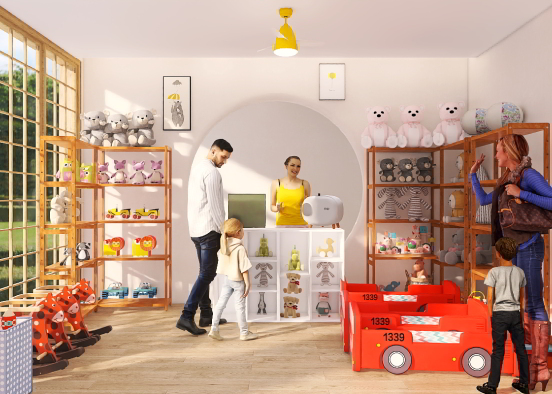 Joanne's Toy Shop Design Rendering