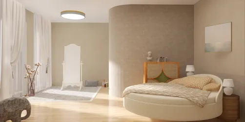 Une chambre douce et confortable 