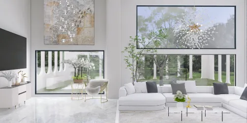 Hollywood glam - living room 