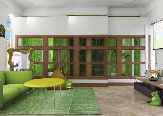 Green room 💚 Design Rendering