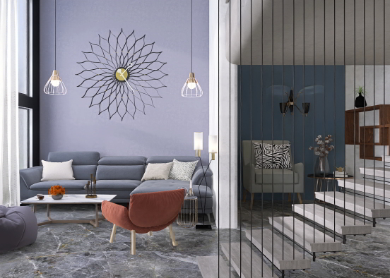 furniture & Colour combination🌟🖤🏘🌈 Design Rendering